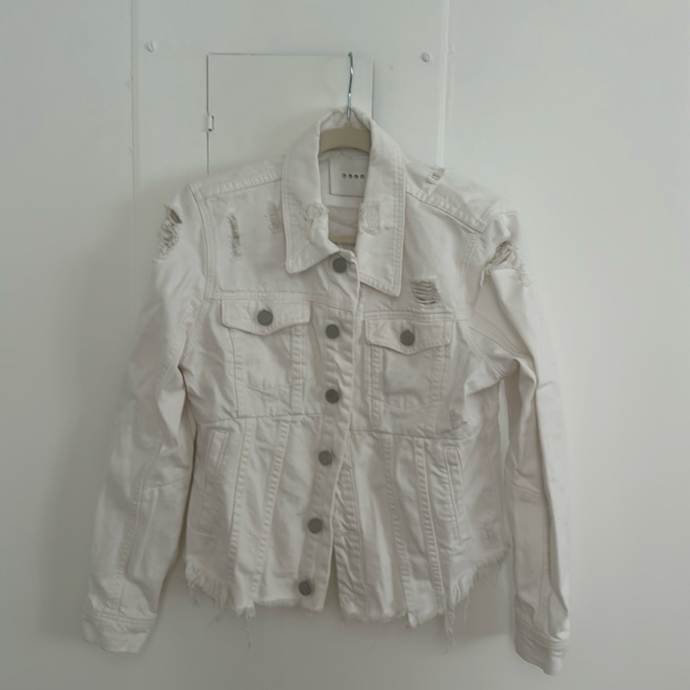 Blank NYC White Jean Jacket - Size S